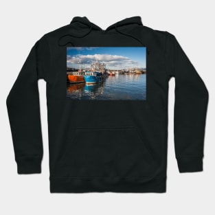 Stranraer Harbour and Fishing Boats Photograph Dumfries and Galloway Hoodie